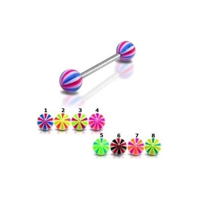 Šperky4U piercing do jazyka PJ01070-YB