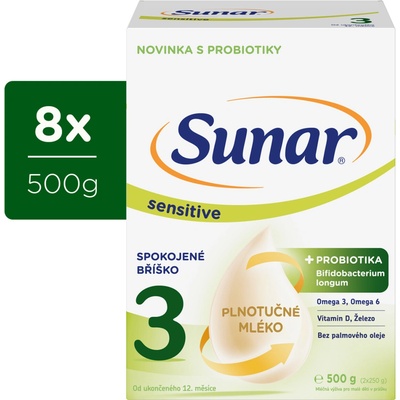 Sunar 3 Sensitive 8 x 500 g