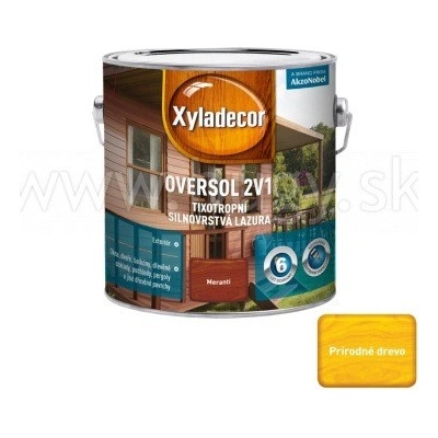 XylaDecor Oversol 2v1 0,75 l Přírodní dřevo