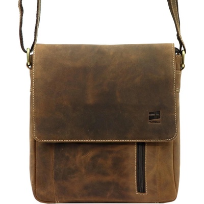 Nordee pánské Crossbody MSD-02 GM11 HUNTER hnědá
