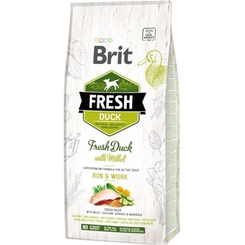 Brit Dog Fresh Duck & Millet Active Run & Work 12 kg