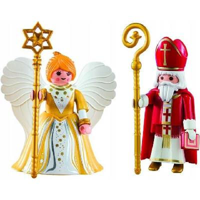 Vánoční sada Playmobil 5592 Mikuláš a anděl