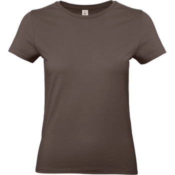 B&C Collection B&c 190 / Дамска тениска от плътен памук - кафява l (01004t14503)