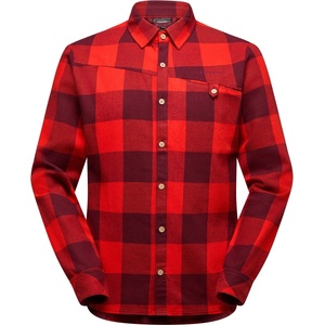 La Sportiva Мъжка риза с копчета La Sportiva Rambler Flannel Shirt - Redwood / Mountain Red (033-2766-0311)