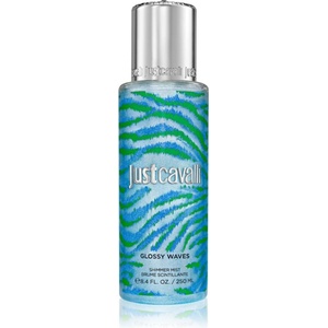 Roberto Cavalli Just Cavalli Glossy Waves освежаваща мъгла за тяло за жени 250ml