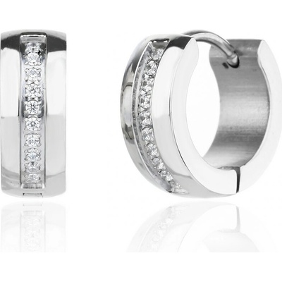 Jan Kos jewellery náušnice z oceli STA-7183/SW00