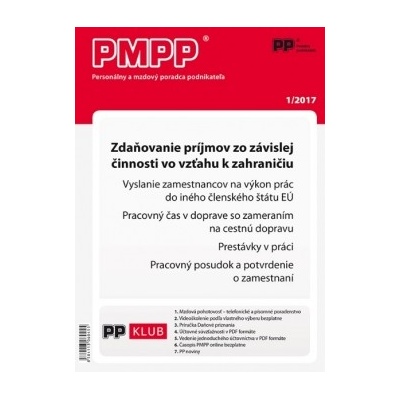 PMPP 1/2017 Zdaňovanie príjmov zo závislej činnosti vo vzťahu k zahraničiu