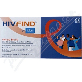 HIVFIND Sebetest na detekci HIV z krve 1 ks