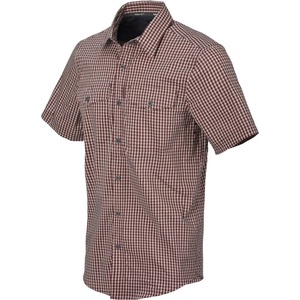 Helikon-Tex Тактическа риза с къс ръкав Covert Concealed Carry - Dirt Red Checkered (KO-CCS-CB-C5)