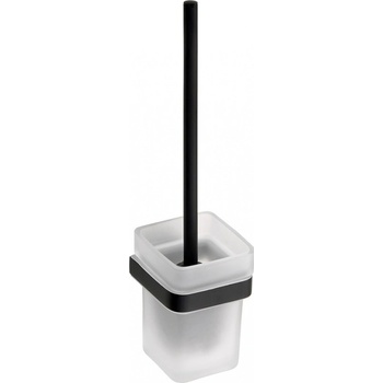 Bemeta Nero WC štětka miska sklo 135013010