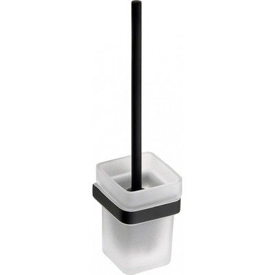 Bemeta Nero WC štětka miska sklo 135013010