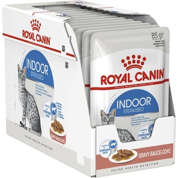Royal Canin Indoor Sterilised In Gravy Пакет 12 x 85 г