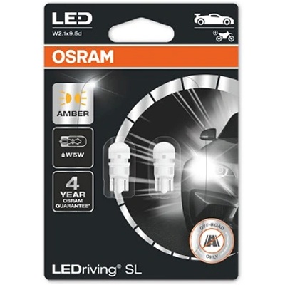 OSRAM Крушка OSRAM LED W5W, 12V, 0.5W, 7lm, 2 броя