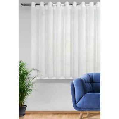 Záclona Rebecca na krúžkoch biela 350x160cm