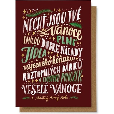 Chaukiss Nechť jsou Tvé Vánoce plné smíchu, dobré nálady, jídla, vaječného koňaku,...