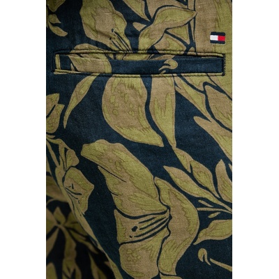 Tommy Hilfiger къс панталон мъжки от лен (MW0MW42546)