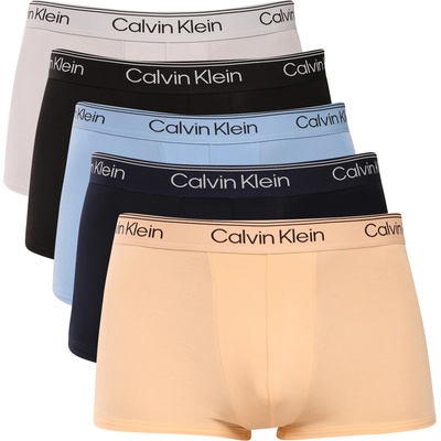 Calvin Klein Комплект от пет - мъжки боксерки Calvin Klein многоцветни Calvin Klein | Cheren Sin Siv Oranzhev Mnogotsveten | МЪЖЕ | XL