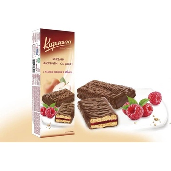 Image 1 of Karmela САНДВИЧ БИСКВИТИ КАРМЕЛА МАЛИНА