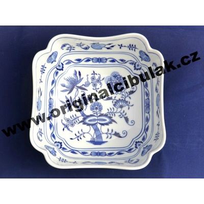 Český porcelán Dubí Cibulák mísa salátová čtyřhranná vysoká 10060 18 cm