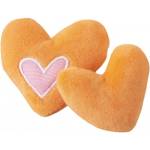 Rogz Catnip heart - Котешка плюшена играчка сърце с катнип , оранжева