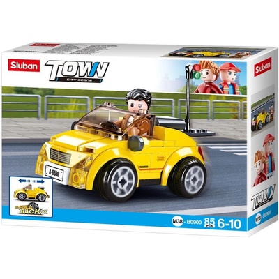 Sluban B0900 Žlutý kabriolet