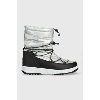 Moon Boot jr girl boot met Silver