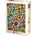 D-Toys - Puzzle Pattern Puzzle - owls - 1 000 piese