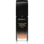 Sensai Flawless Satin Moisture Foundation течен фон дьо тен SPF 25 цвят 102 Ivory Beige 30ml