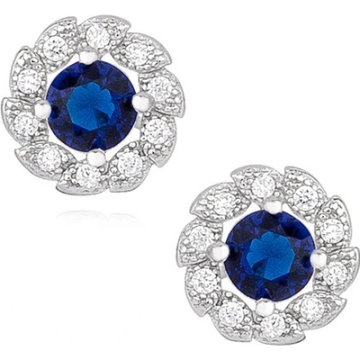 Lunica Veselé stříbrné náušnice 0089