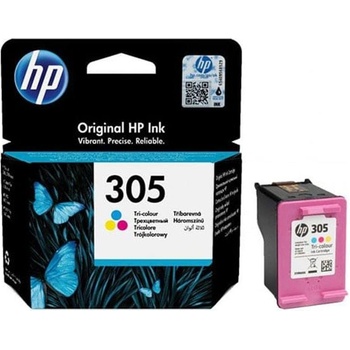 HP Оригинален патрон HP 3YM60AE, No305, 100 страници/5%, Cyan, Yellow, Magenta (3015102278)