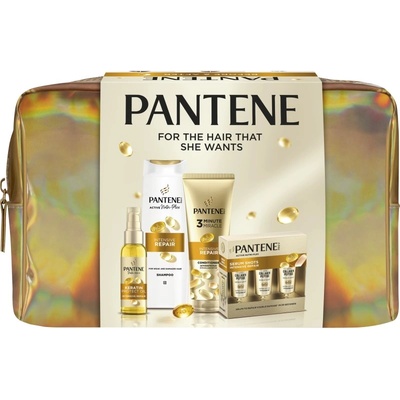 Pro-V Active Nutri Plex Golden Bag подаръчен комплект за увредена коса