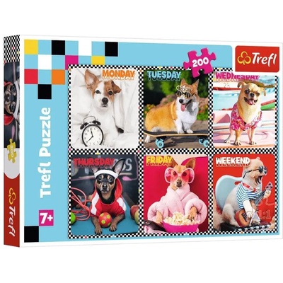 Trefl Пъзел Trefl от 200 части - Щастливи кученца (13279)