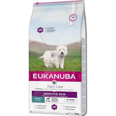 Eukanuba Daily Care Adult Sensitive Skin 2 x 12 kg