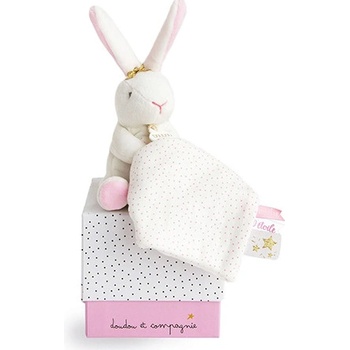 DouDou et Compagnie Paris Muchláček Zajíček v krabičce růžový