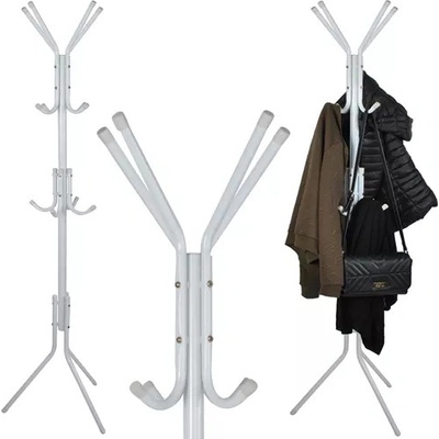 Ruhhy 23814 Stojanový věšák 175 x 42 cm bílý – Zboží Dáma