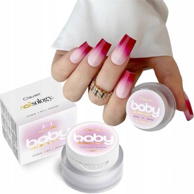 Nailsology Clavier Baby Boomer Ombre gél 3v1 Euphoria C01 3g