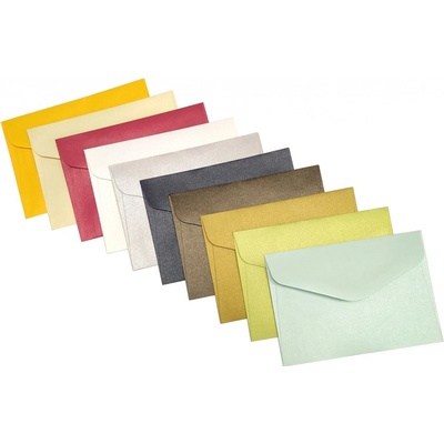 Galeria Papieru obálky B7 mix metalické 120g, 100ks