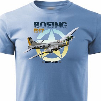 Striker triko dětské Letoun Boeing B-17 modrá
