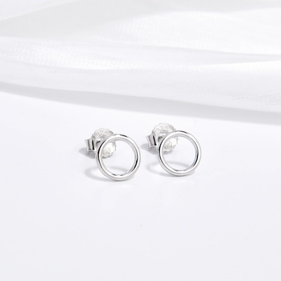 Jan Kos jewellery stříbrné náušnice kolečka MHT-3046/SN00