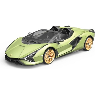 RE.EL Toys RC auto Lamborghini Sian zelená metalíza, RTR LED 2,4GHz 1:16
