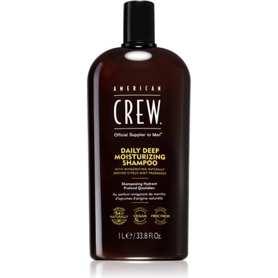American Crew Daily Moisturizing Shampoo шампоан за ежедневна употреба с хидратиращ ефект за мъже 1000ml
