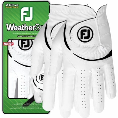 Footjoy WeatherSof 24 Womens Golf Glove Levá bílá ML 2ks