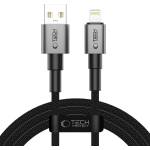 Tech-Protect Кабел за зареждане USB-A/Lightning 15W /2.4A 200см от Tech-Protect Ultraboost DNA- Iron Grey (5906302380862)