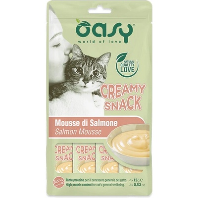 Oasy Creamy Snack Salmon 4 x 15 g