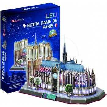 HM Studio 3D puzzle Notre Dame de Paris LED 144 ks