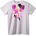 NOONEBRAND Тениска Girl Power с теглене - L, White