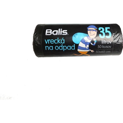 Balis pytle HDPE 35 l 7µm 50ks černé – Zboží Dáma