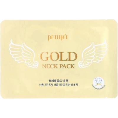 Petitfee Gold Neck Pack - Стягаща маска за шия, 1бр