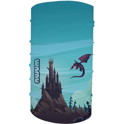 Wamu multifunkčné šatka DRAGON FANTASY modrá