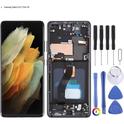 Samsung LCD Дисплей и Тъчскрийн с Рамка за Samsung Galaxy S21 Ultra 5G SM-G998
